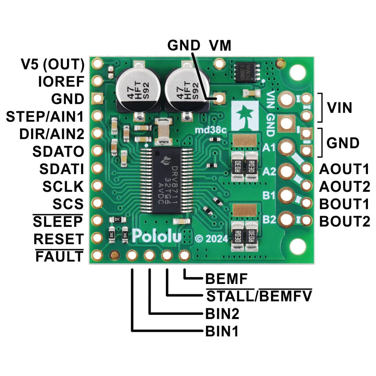 Pololu High-Power Stepper Motor Driver 36v8 - Image 7