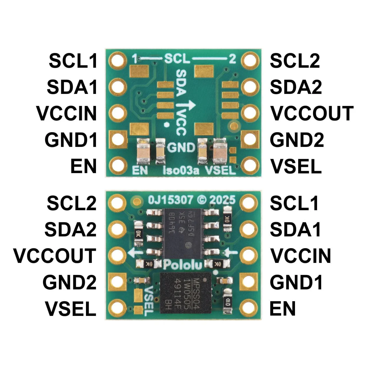 Pololu I²C Isolator with Isolated Power - Image 6