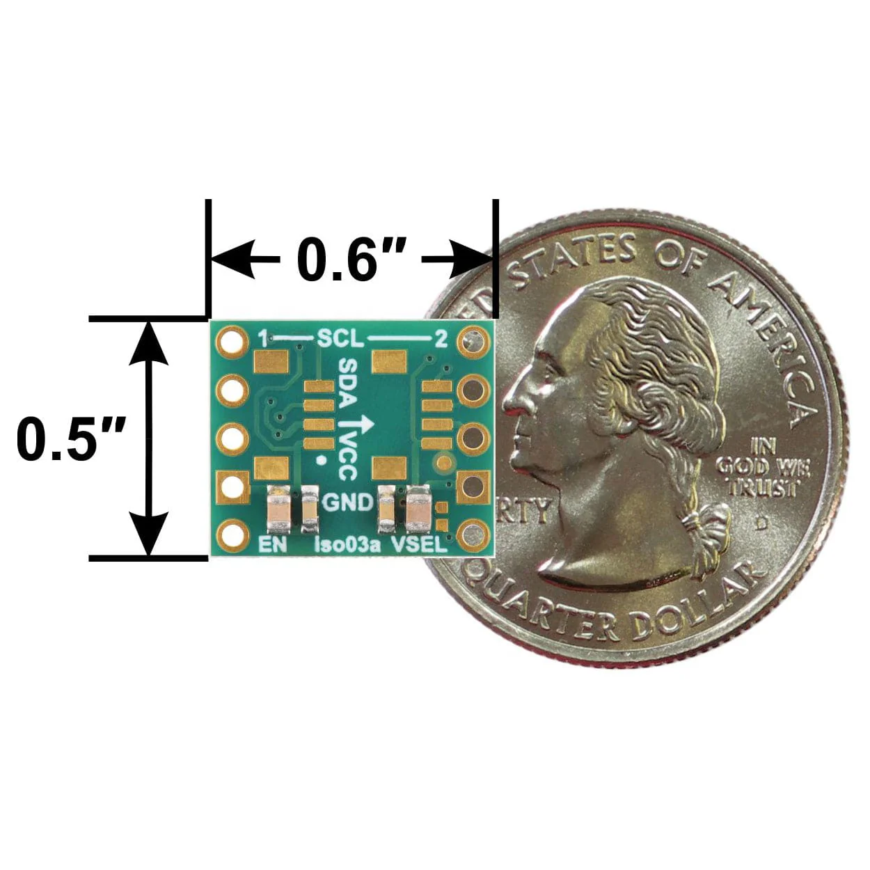 Pololu I²C Isolator with Isolated Power - Image 7