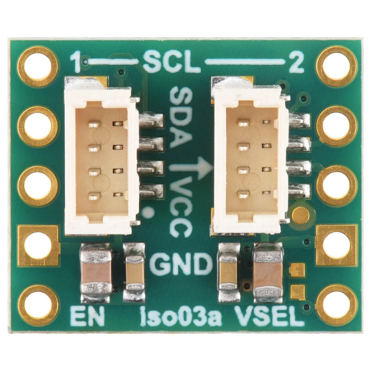 Pololu I²C Isolator with Isolated Power and Connectors - Image 3