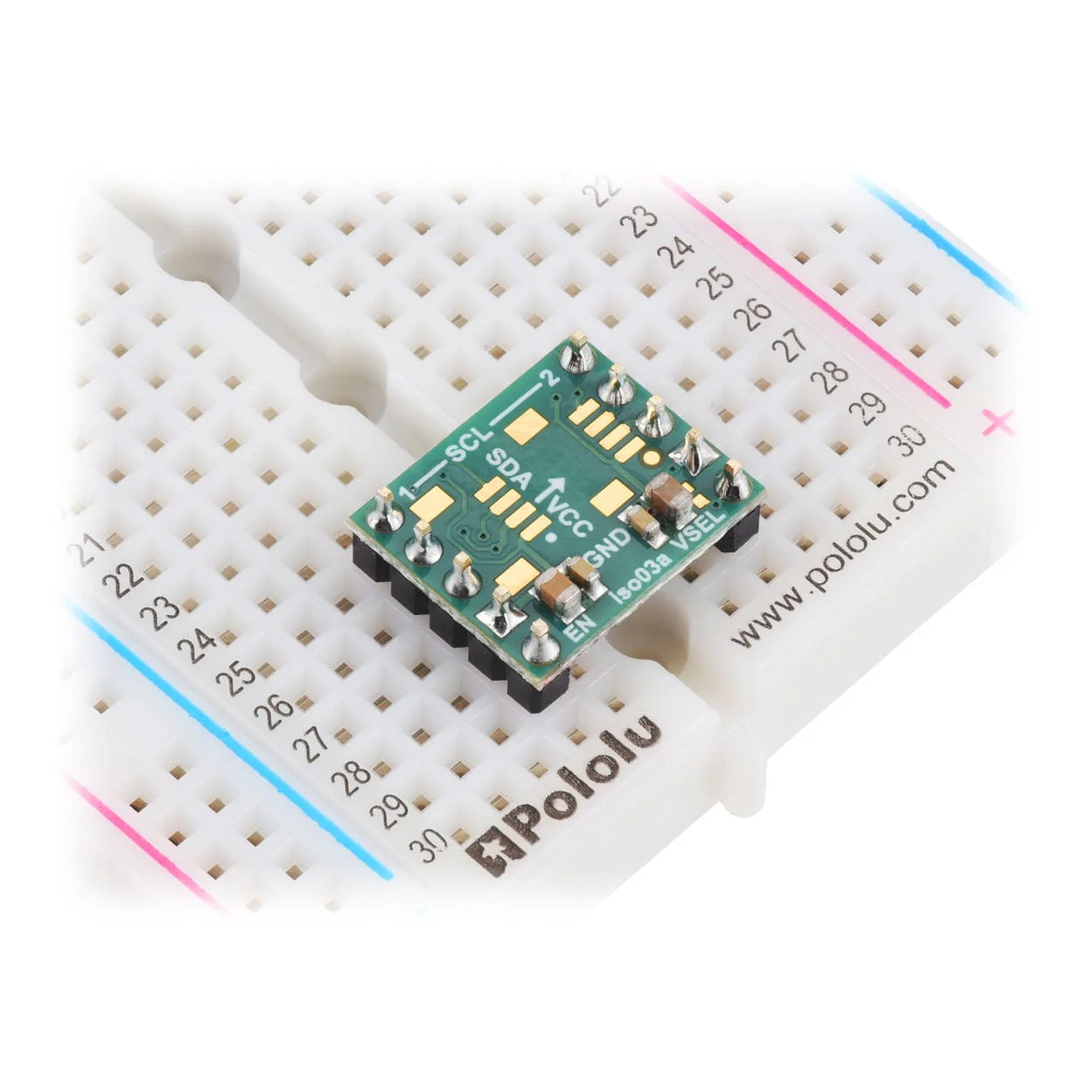 Pololu I²C Isolator with Isolated Power and Connectors - Image 7