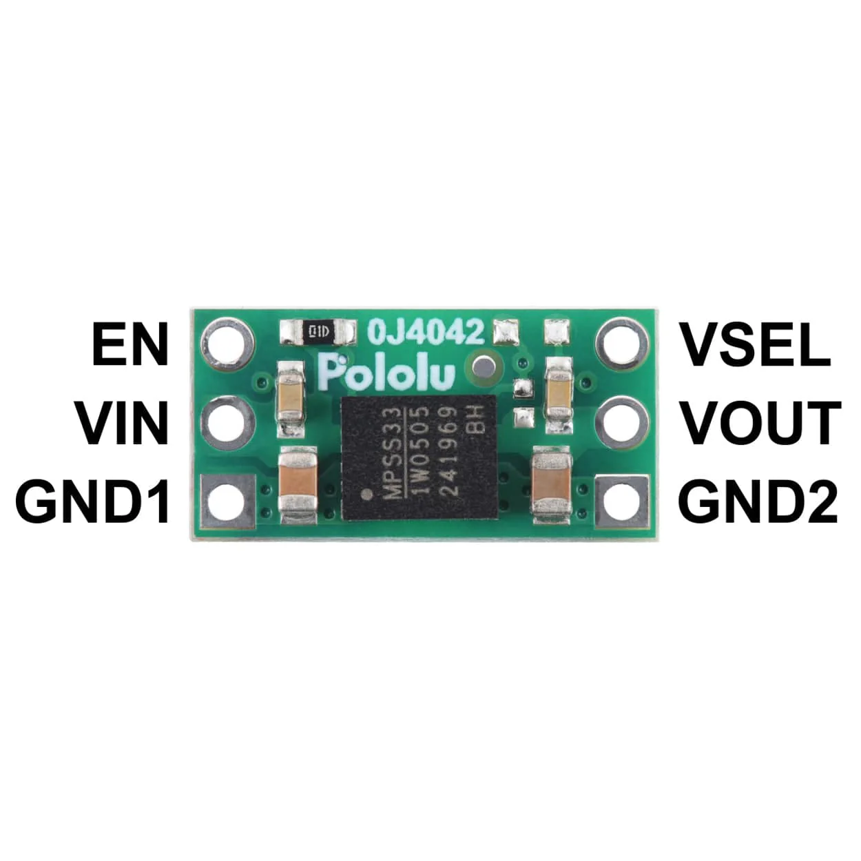 Pololu Isolated DC-DC Power Module (5V/3.3V 200mA) - Image 3