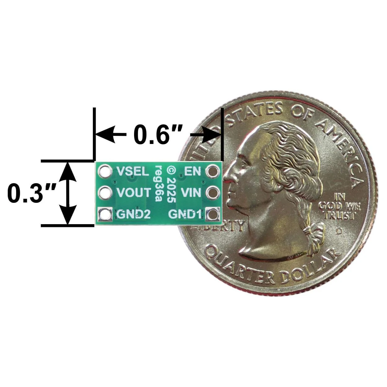 Pololu Isolated DC-DC Power Module (5V/3.3V 200mA) - Image 4