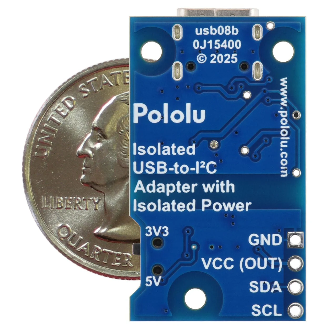 Pololu Isolated USB-to-I²C Adapter with Isolated Power - Image 6