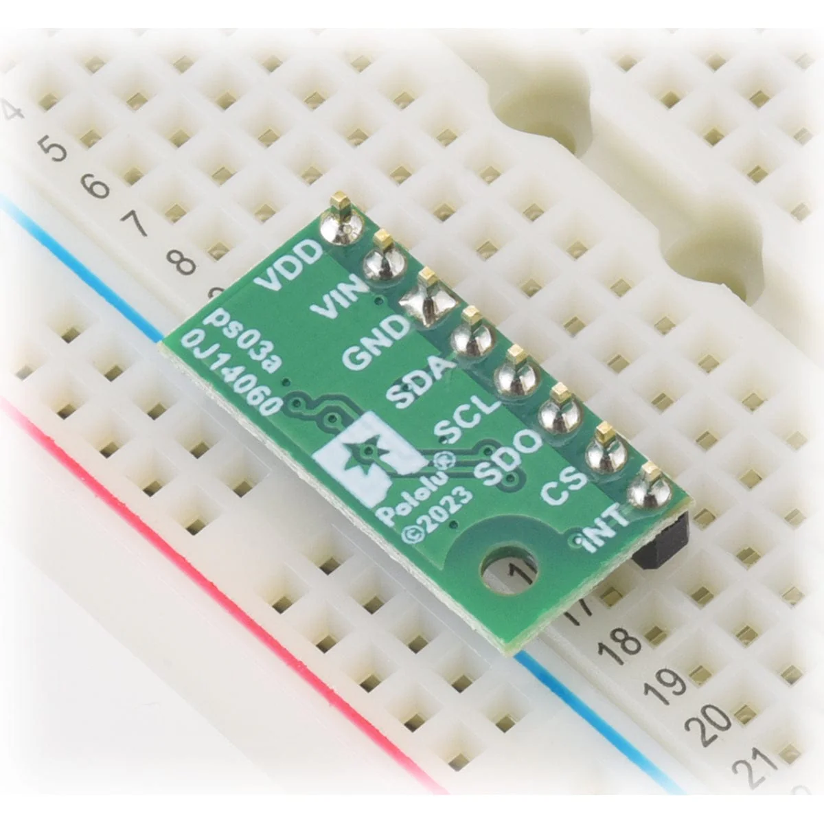 Pololu LPS22DF Pressure/Altitude Sensor Carrier with Voltage Regulator - Image 3