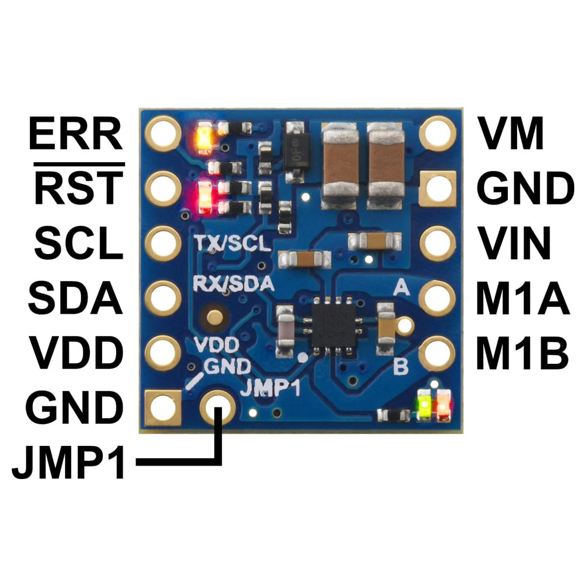 Pololu Motoron M1T550 Single I²C Motor Controller - Image 6