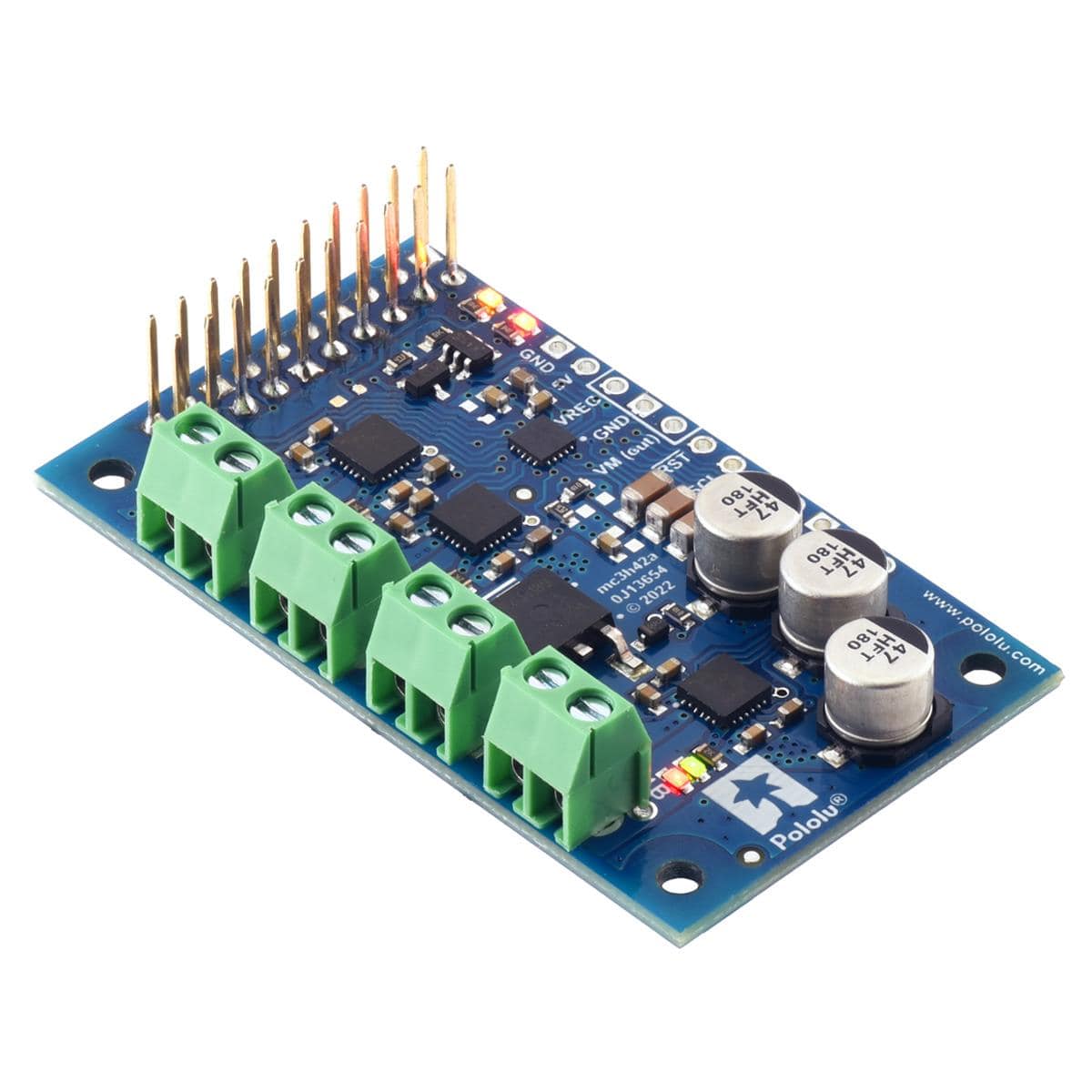 Pololu Motoron M3H256 Triple Motor Controller for Raspberry Pi (Soldered) - Image 2