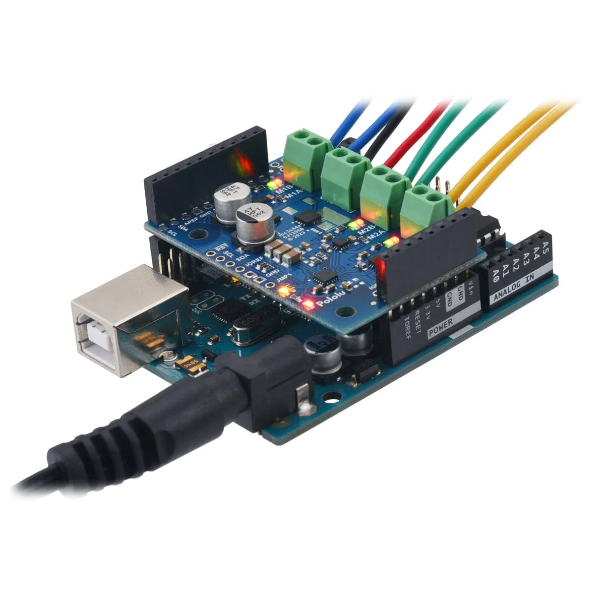 Pololu Motoron M3S550 Triple Motor Controller Shield for Arduino - Image 3