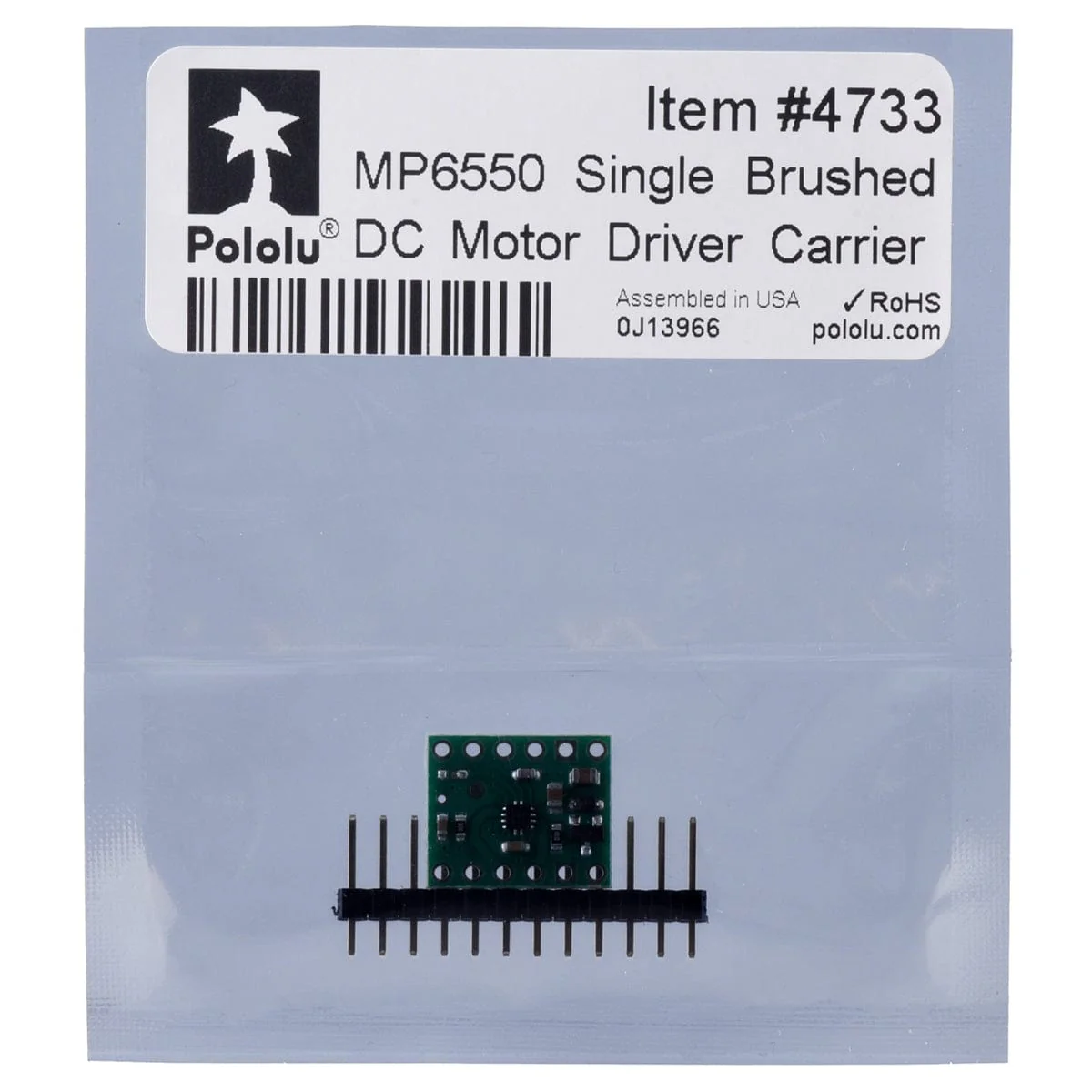 Pololu MP6550 Single Brushed DC Motor Driver Carrier - Image 7