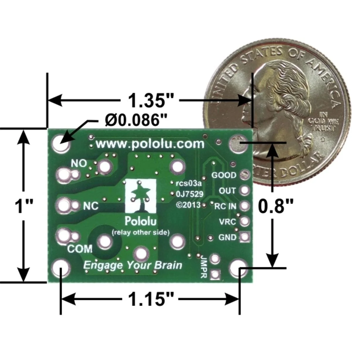 Pololu RC Switch with Relay (Assembled) - Image 8