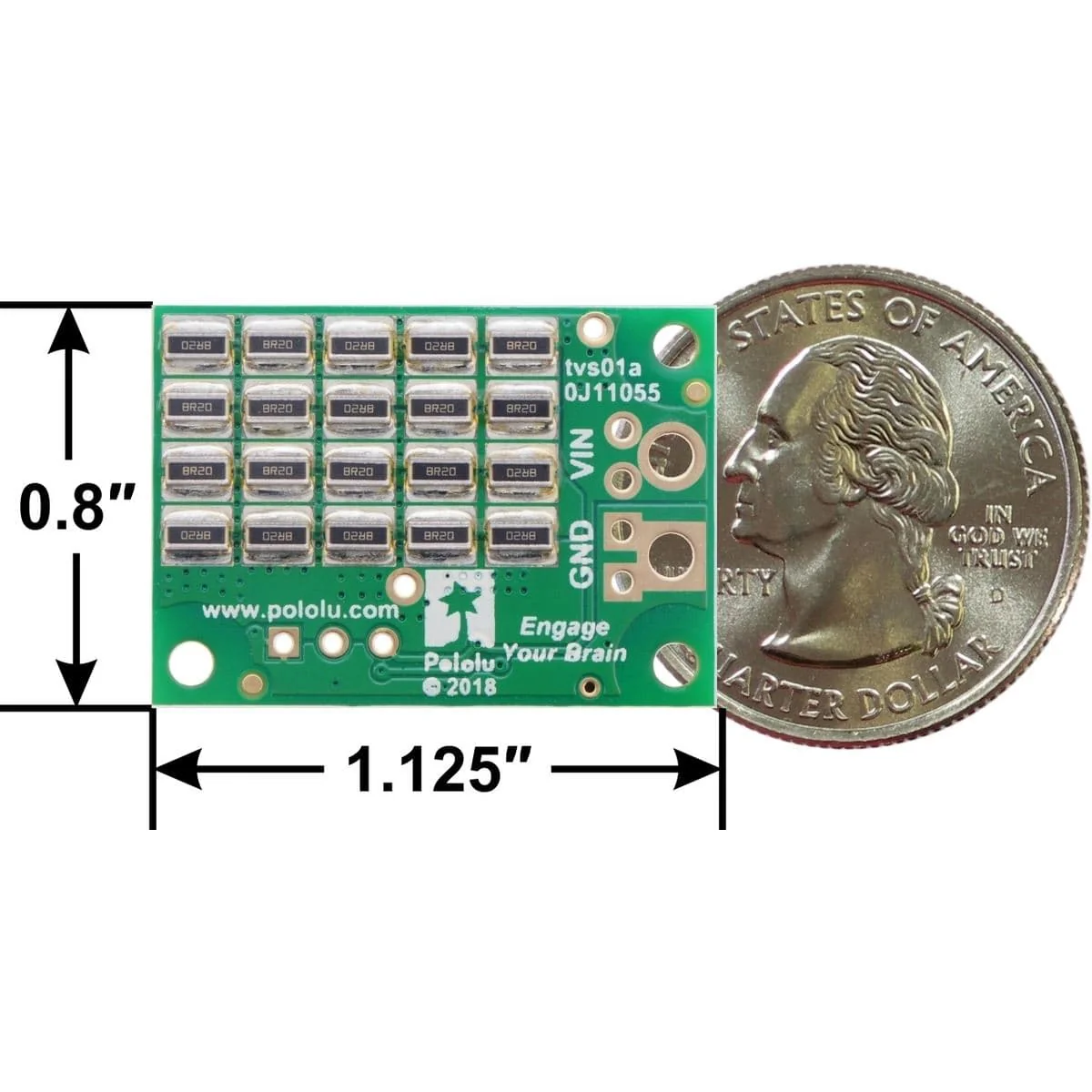 Pololu Shunt Regulator: 33V 4.10Ω 15W - Image 4