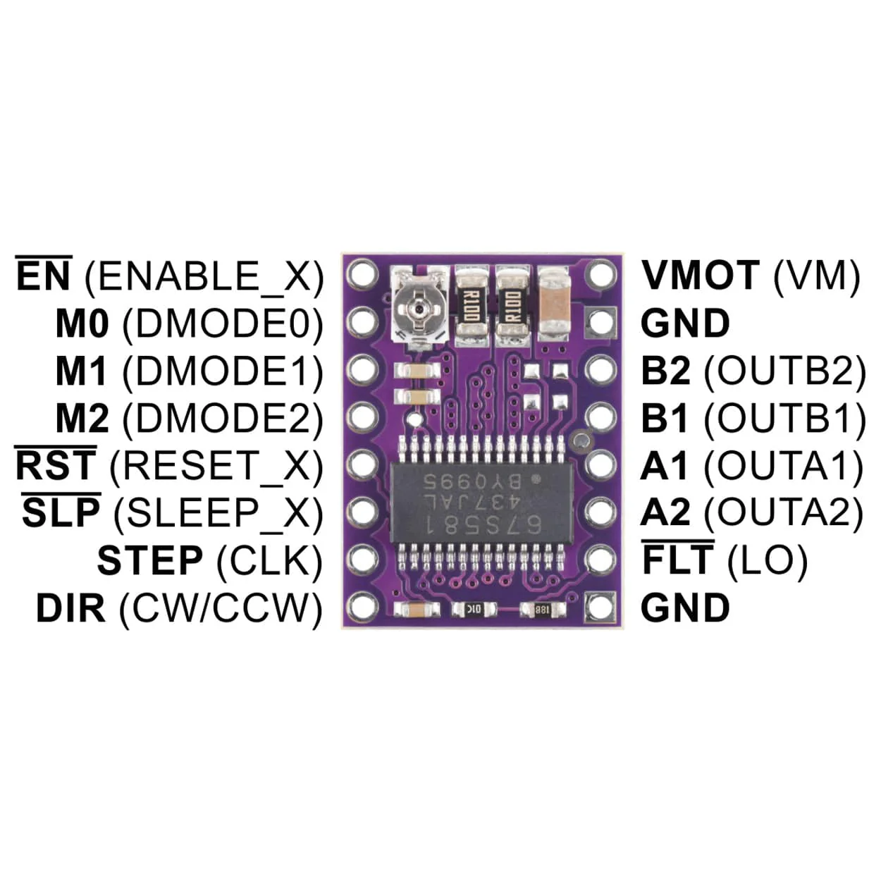 Pololu TB67S581FNG Stepper Motor Driver Carrier - Image 6