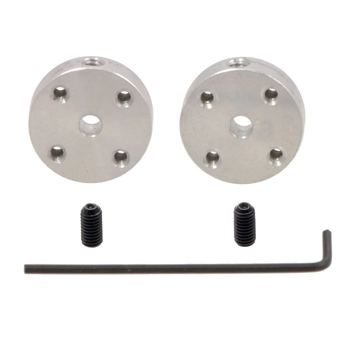 Pololu Universal Aluminium Mounting Hub for 3mm Shafts - #2-56 Holes (2-Pack)