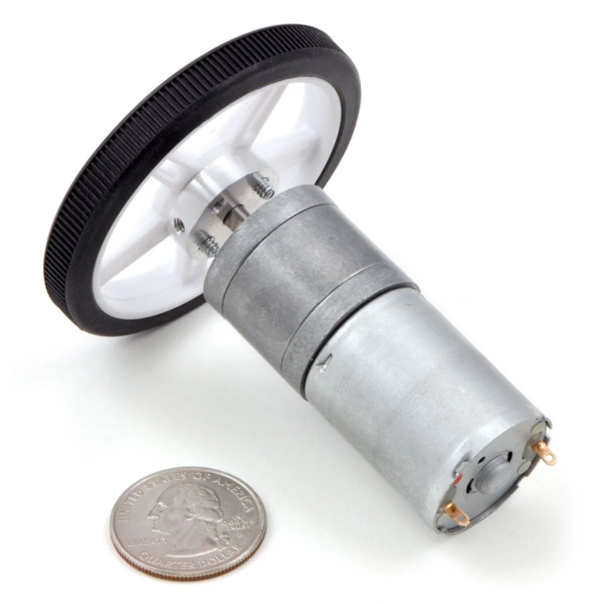 Pololu Universal Aluminium Mounting Hub for 4mm Shafts - #4-40 Holes (2-Pack) - Image 3
