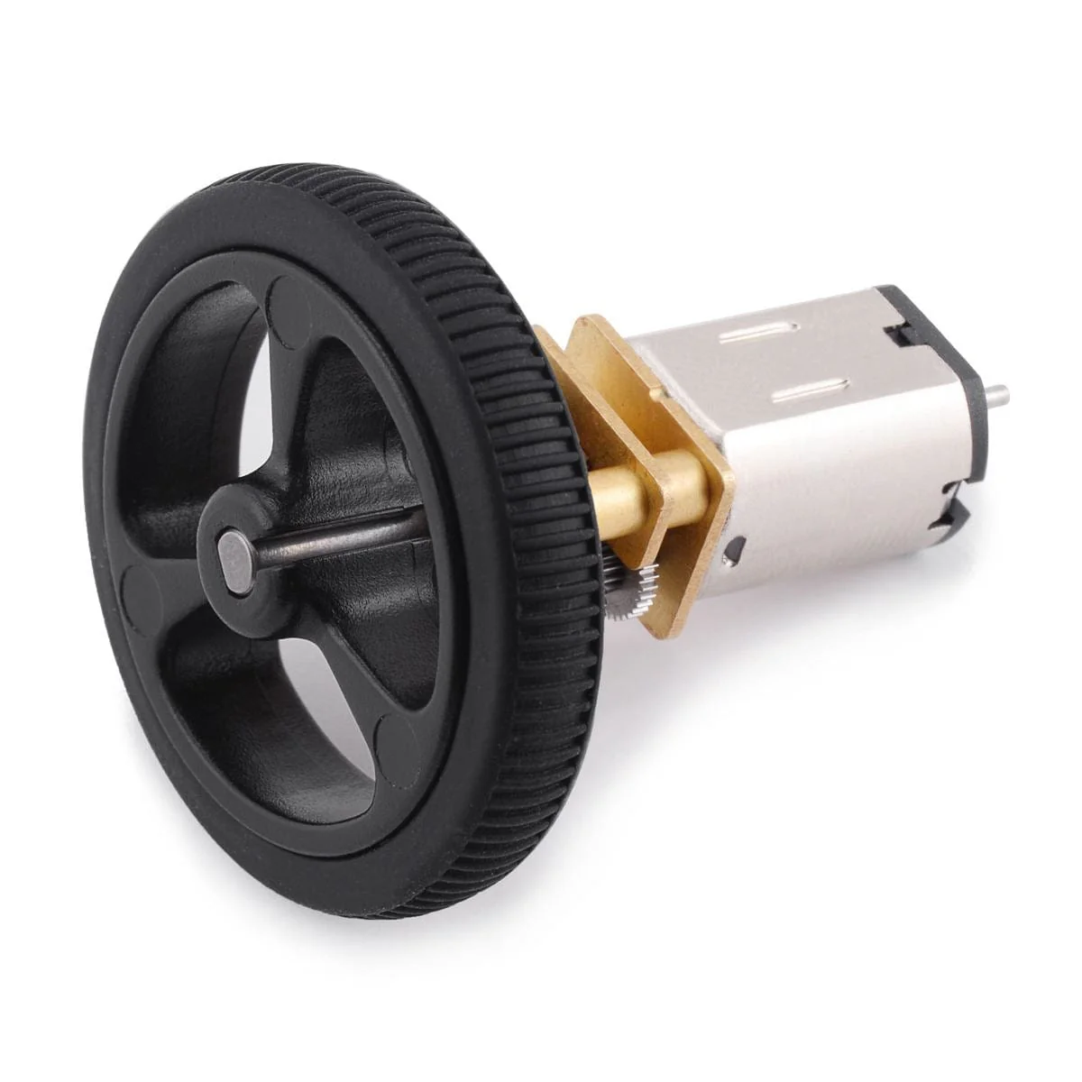Pololu Wheel 32×7mm Pair - Black - Image 4