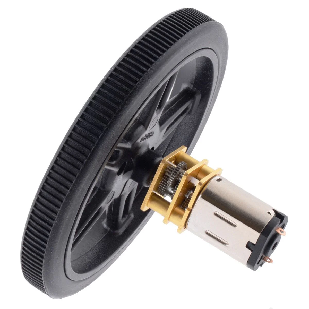 Pololu Wheel 60×8mm Pair - Black - Image 3