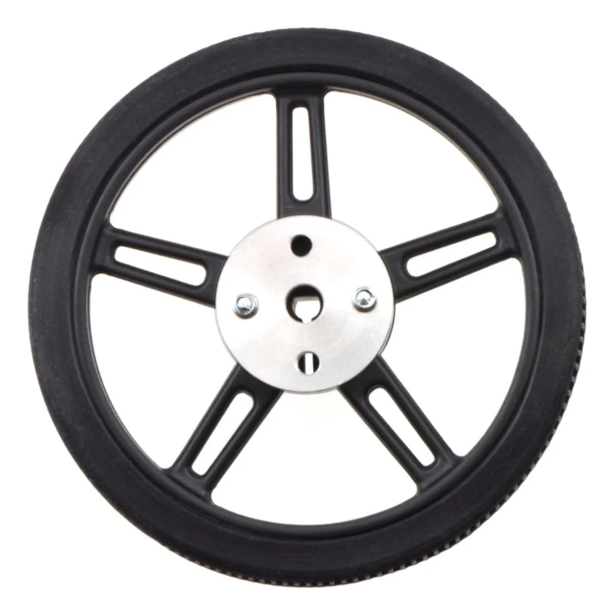Pololu Wheel 60×8mm Pair - Black - Image 4