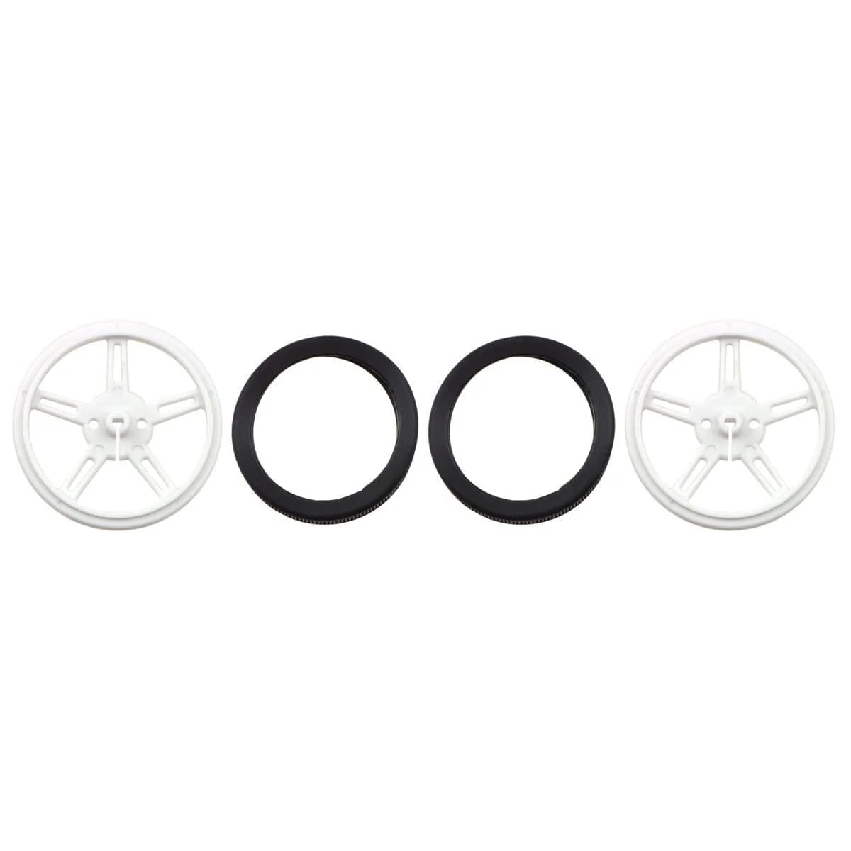Pololu Wheel 60×8mm Pair - White - Image 2