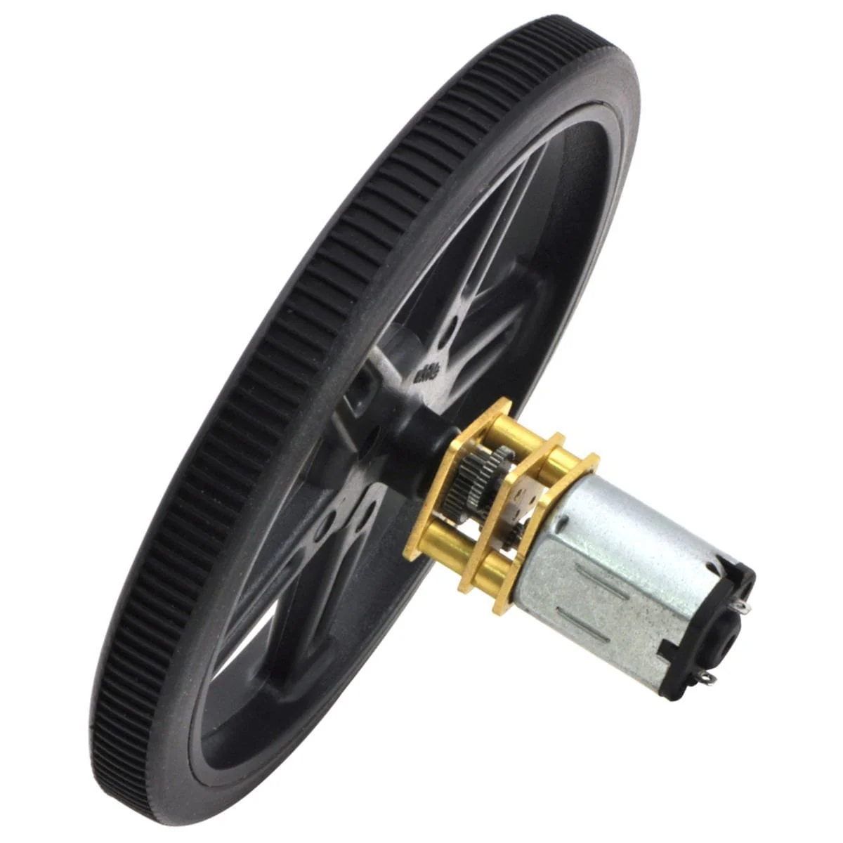 Pololu Wheel 70x8mm Pair - Black - Image 3