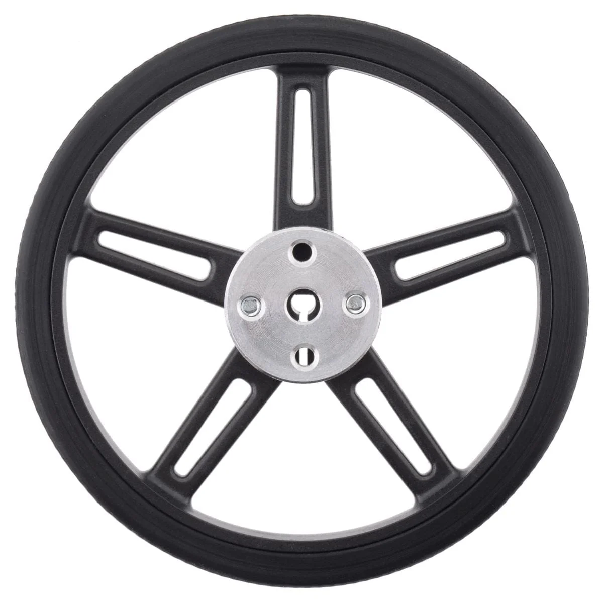 Pololu Wheel 70x8mm Pair - Black - Image 4