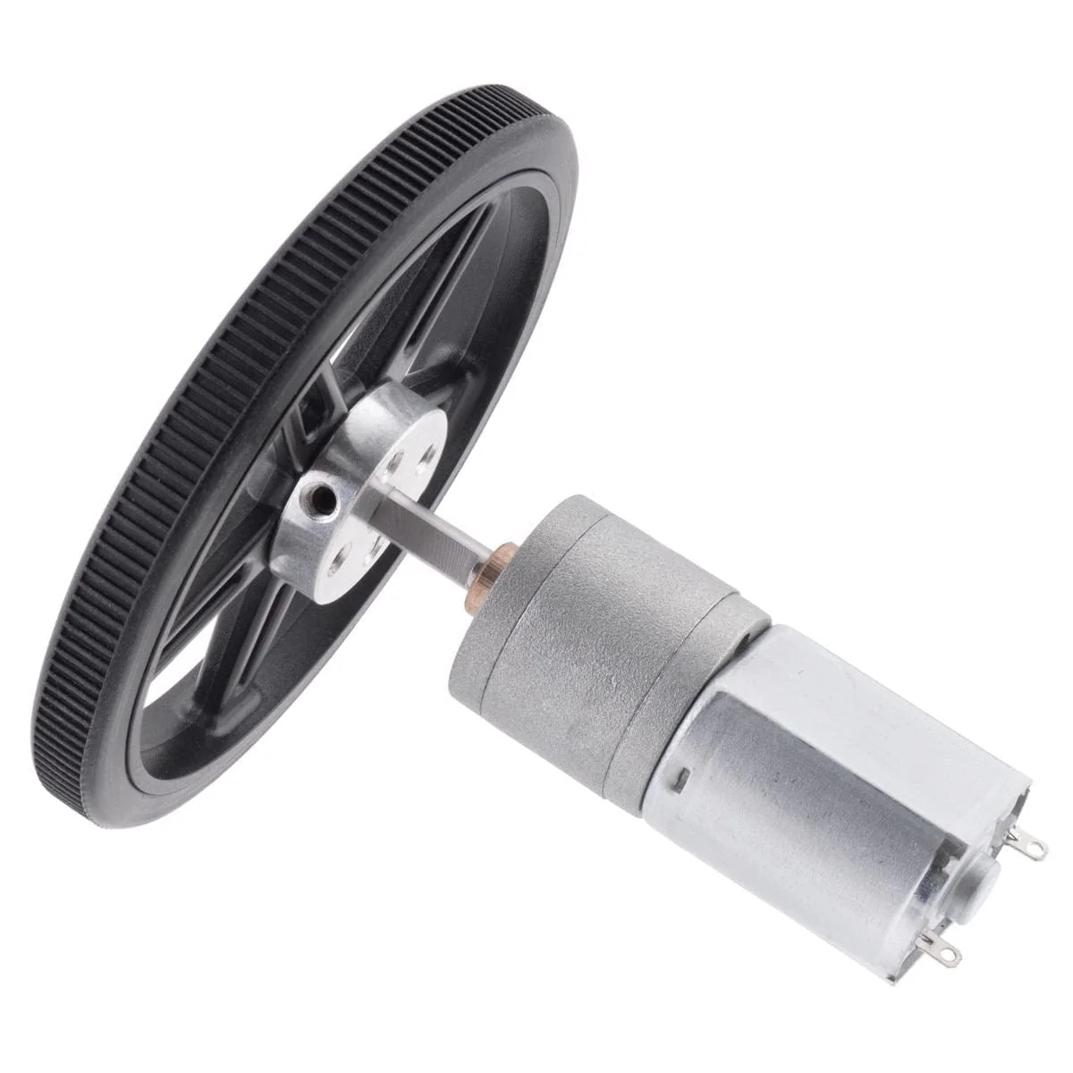 Pololu Wheel 70x8mm Pair - Black - Image 5