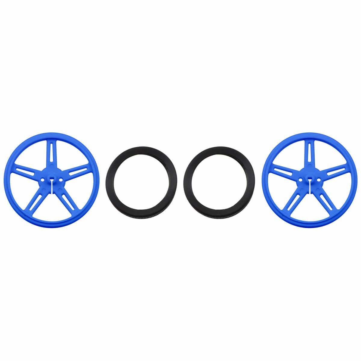 Pololu Wheel 70x8mm Pair - Blue - Image 3