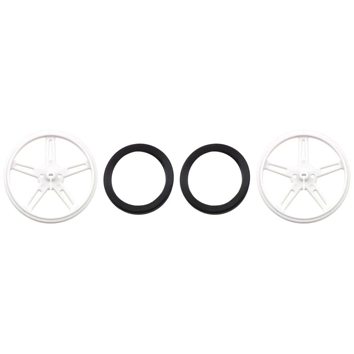 Pololu Wheel 70x8mm Pair - White - Image 2