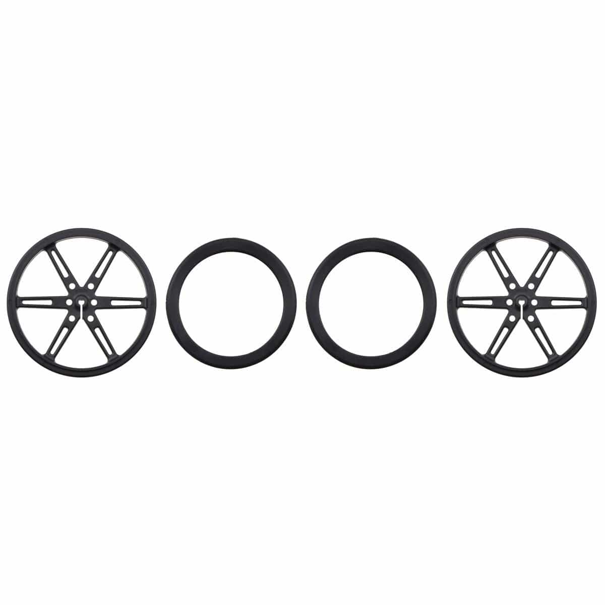 Pololu Wheel 80x10mm Pair - Black - Image 2