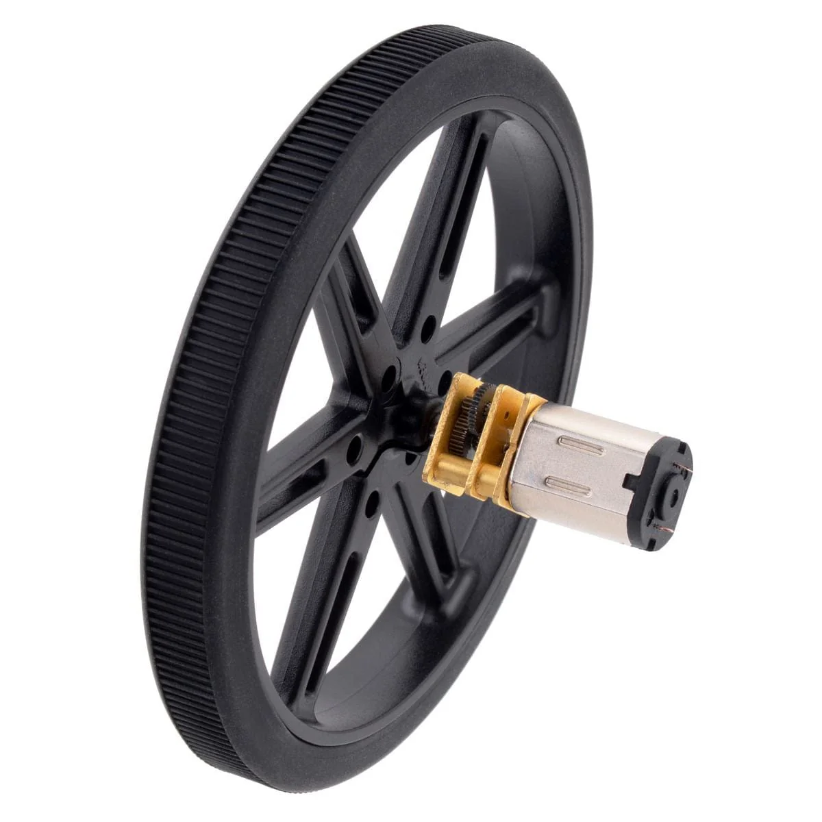 Pololu Wheel 80x10mm Pair - Black - Image 3