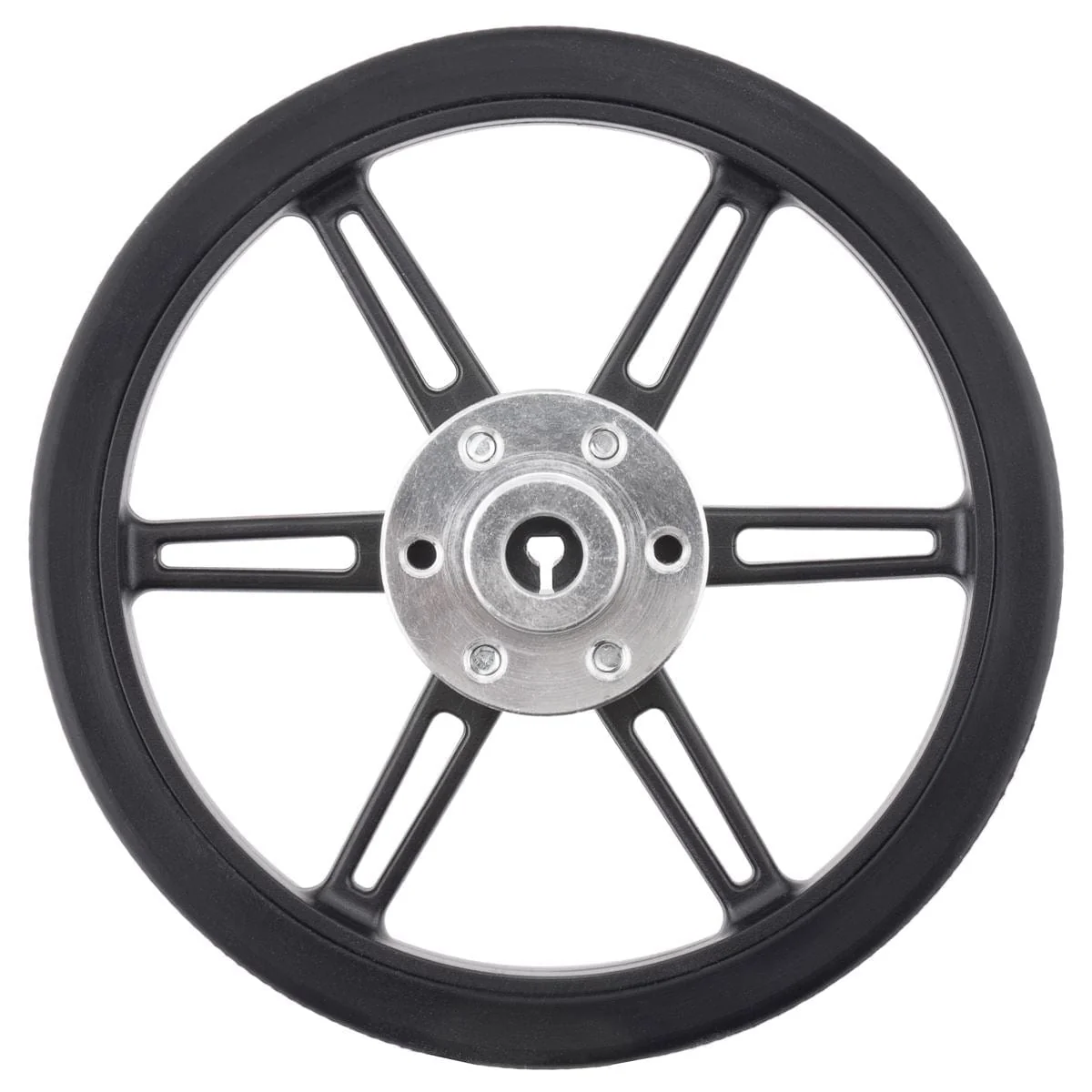Pololu Wheel 80x10mm Pair - Black - Image 4