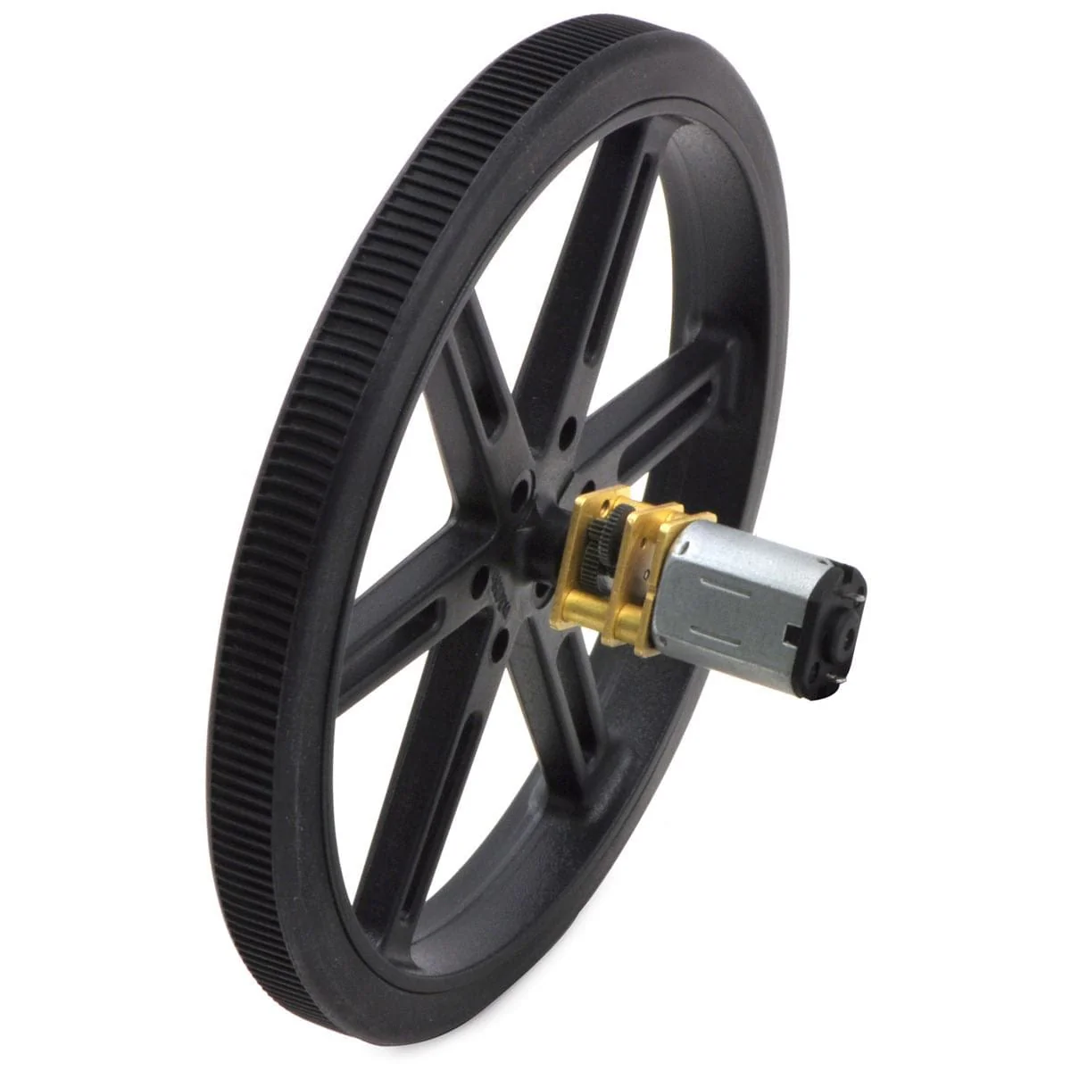 Pololu Wheel 90x10mm Pair - Black - Image 3