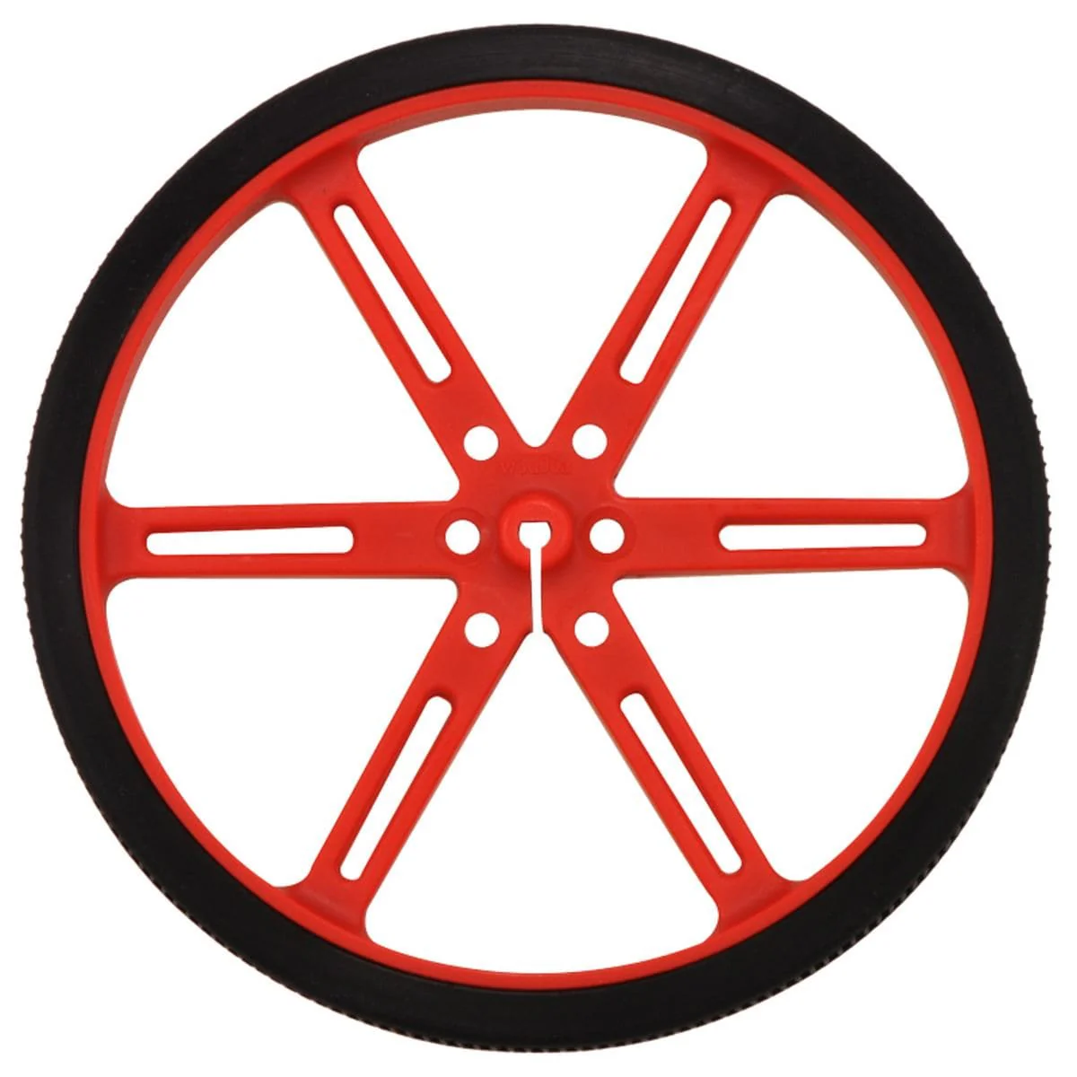 Pololu Wheel 90x10mm Pair - Red [Discontinued] - Image 3