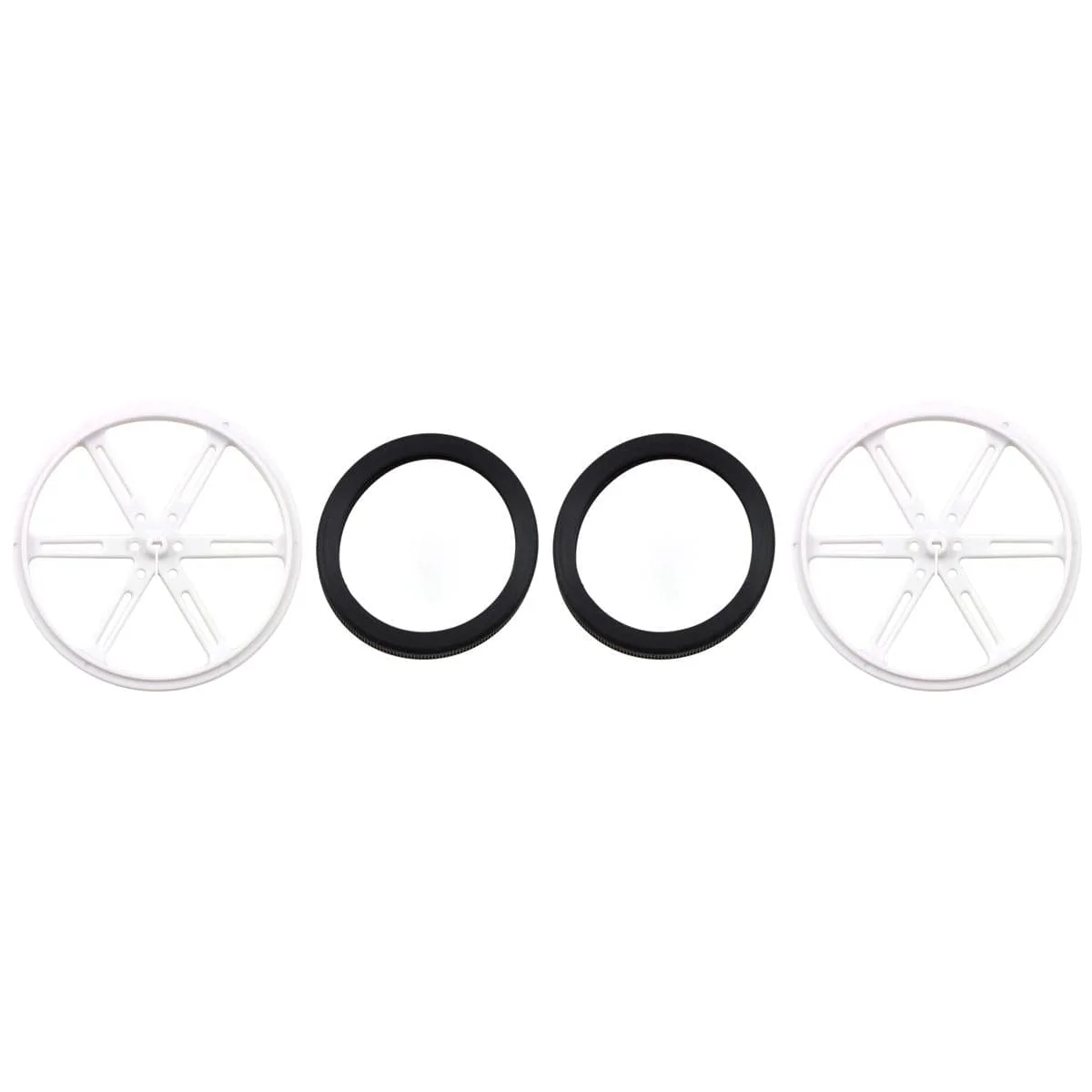 Pololu Wheel 90x10mm Pair - White - Image 2