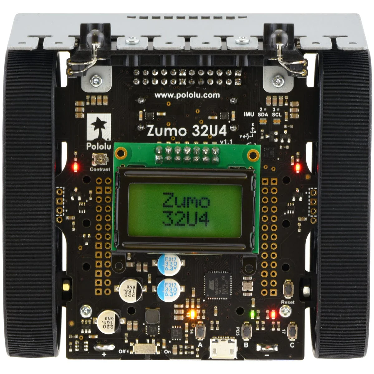 Pololu Zumo 32U4 Robot Kit (No Motors) [discontinued] - Image 4