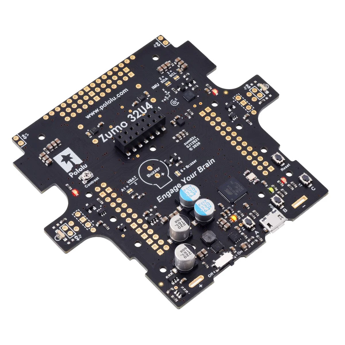 Pololu Zumo 32U4 Robot Kit (No Motors) [discontinued] - Image 8