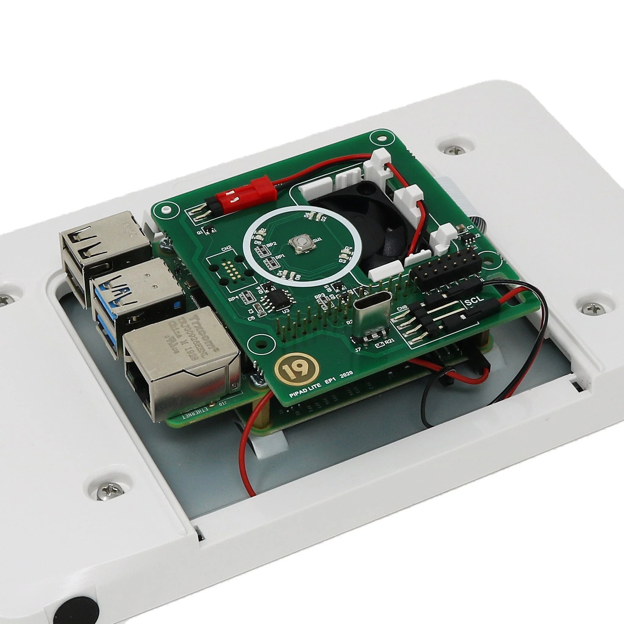 Power Button Case for Raspberry Pi 4 and Official 7" Touchscreen Display [Discontinued] - Image 3