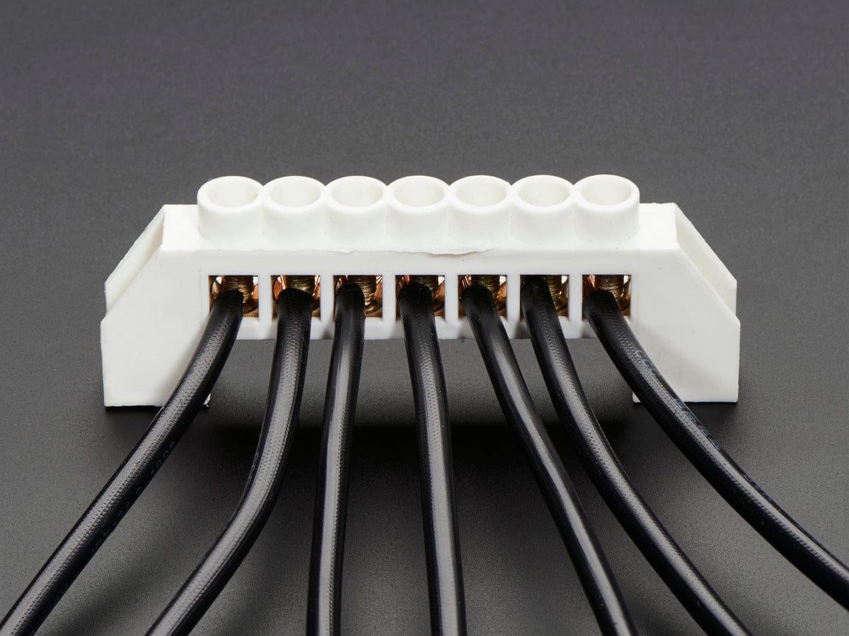 Power Distribution Bus - 7 x 6mm diameter solid brass - Image 5
