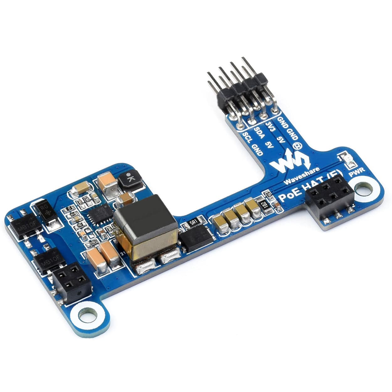 PoE HAT (E) for Raspberry Pi 4/3B+