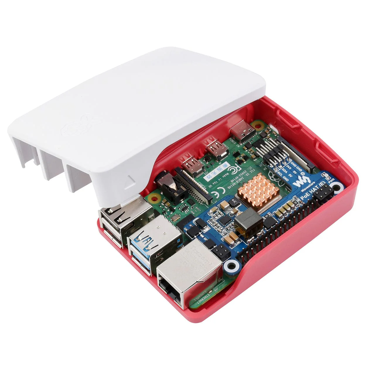 PoE HAT (E) for Raspberry Pi 4/3B+ - Image 5