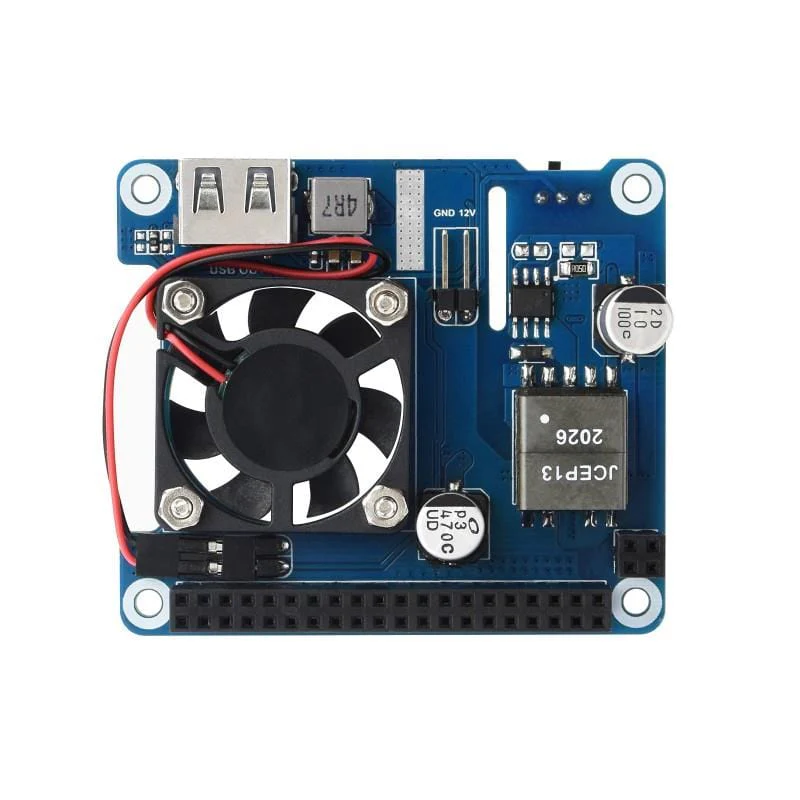 Power over Ethernet HAT for Raspberry Pi 4/3B+ (12V & 5V outputs) - Image 4