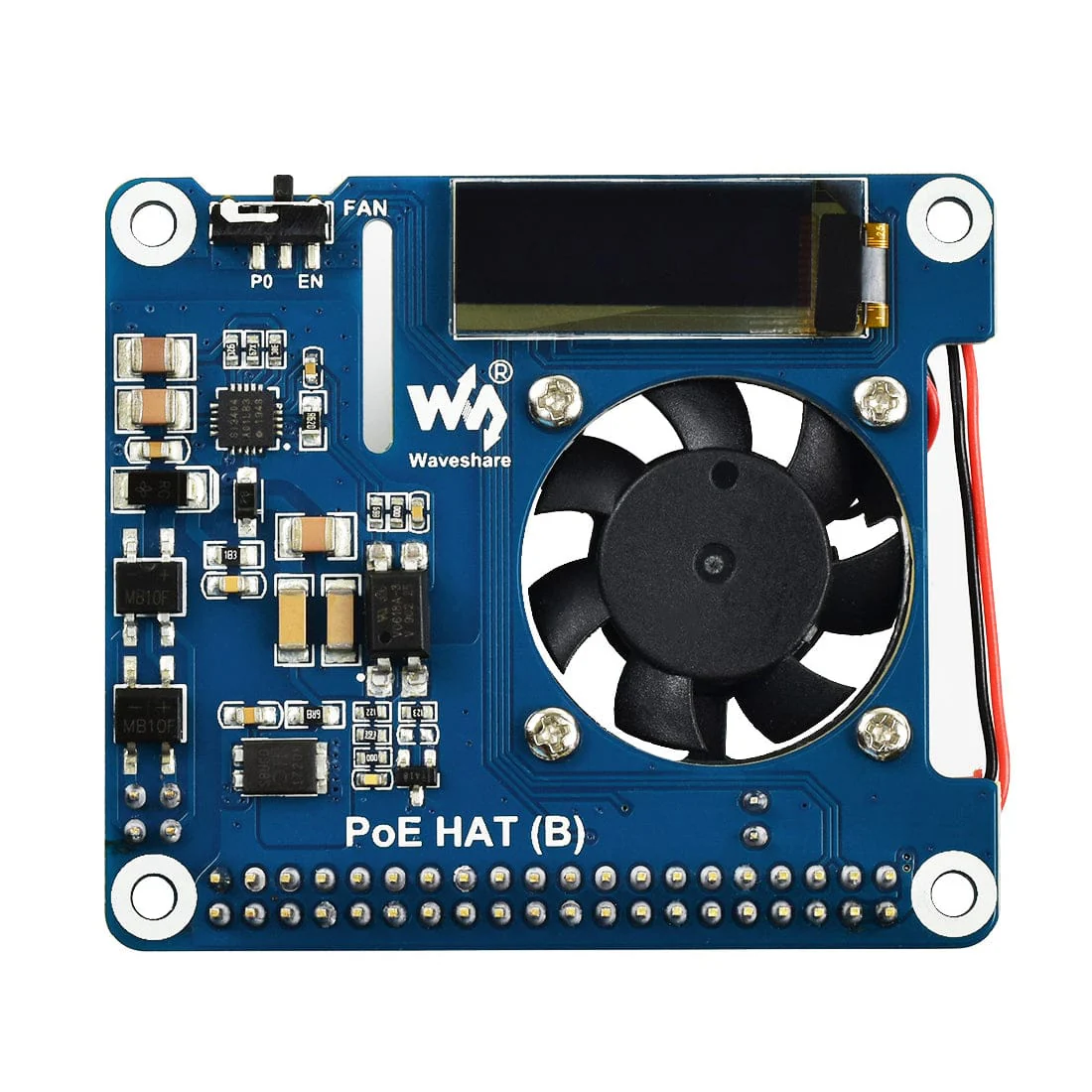 Power over Ethernet HAT for Raspberry Pi 4/3B+ - Image 3