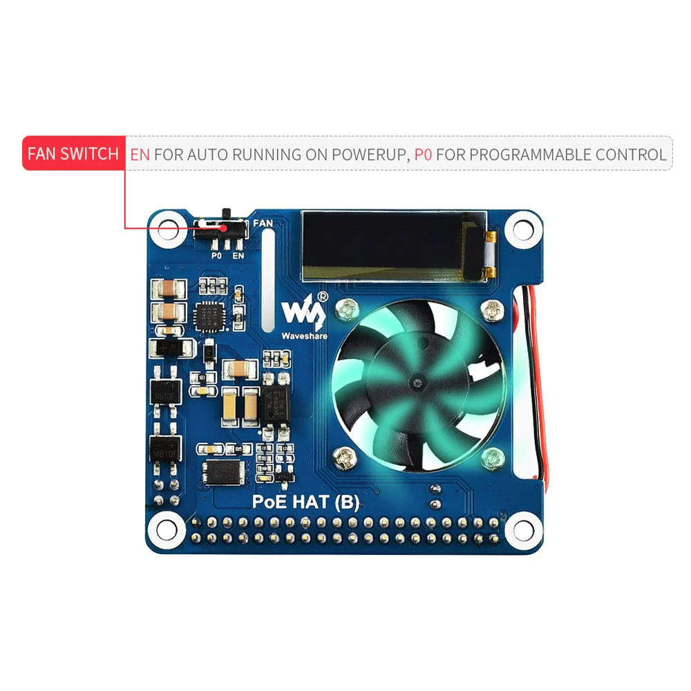 Power over Ethernet HAT for Raspberry Pi 4/3B+ - Image 8