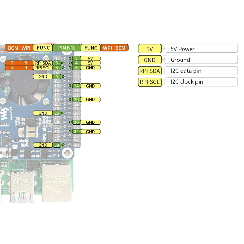Power over Ethernet HAT for Raspberry Pi 4/3B+ - Image 9
