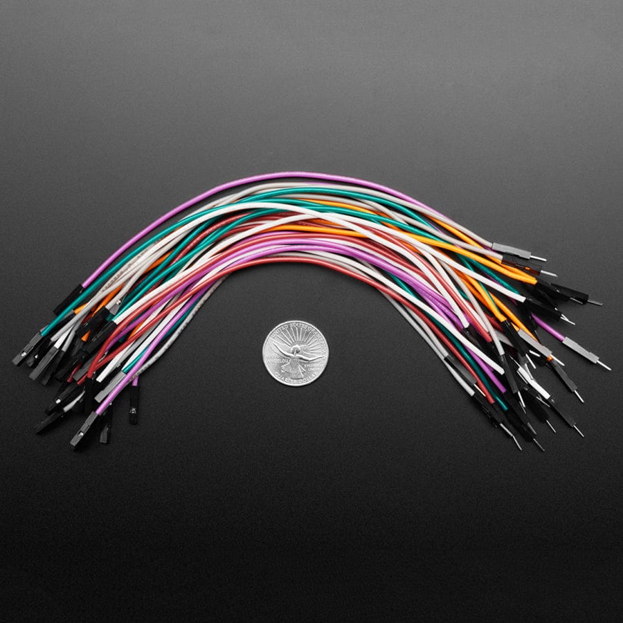 Premium Colourful Silicone Extension Jumper Wires - 200mm x 30 pc - Multi-Coloured - Image 4