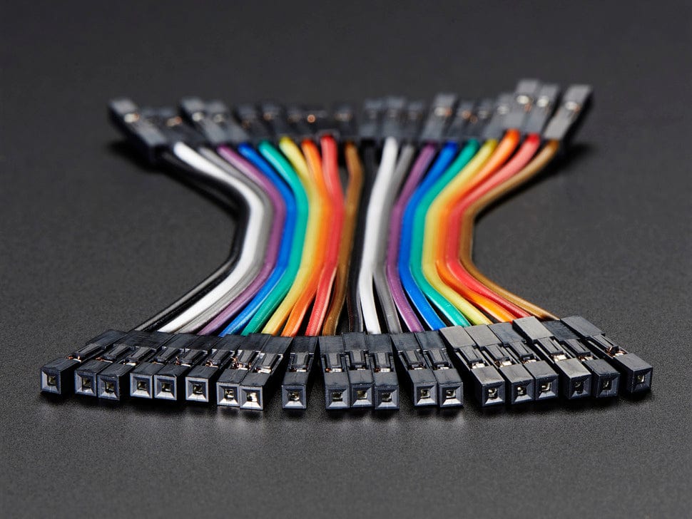 Premium Female/Female Jumper Wires - 20 x 3" (75mm) - Image 2