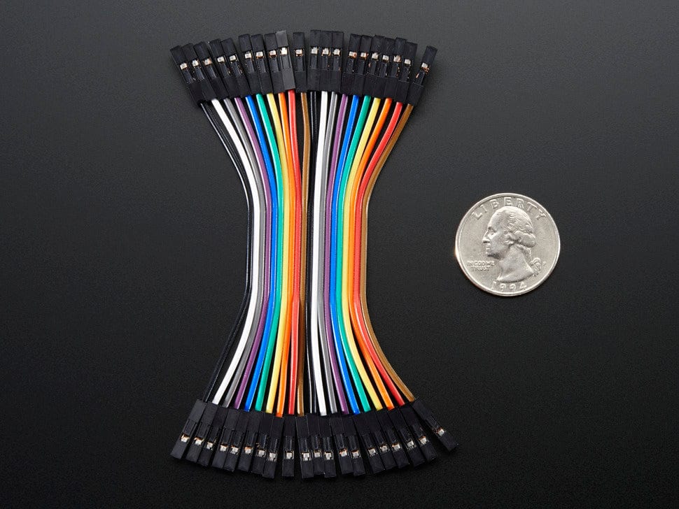 Premium Female/Female Jumper Wires - 20 x 3" (75mm) - Image 3