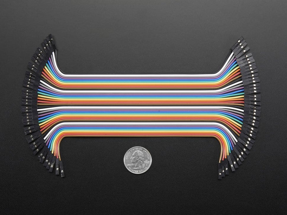 Premium Female/Female Jumper Wires - 40 x 6" - Image 3