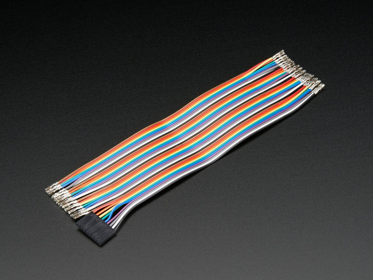 Premium Female/Female Raw Custom Jumper Wires - 40 x 6" (150mm) - Image 2
