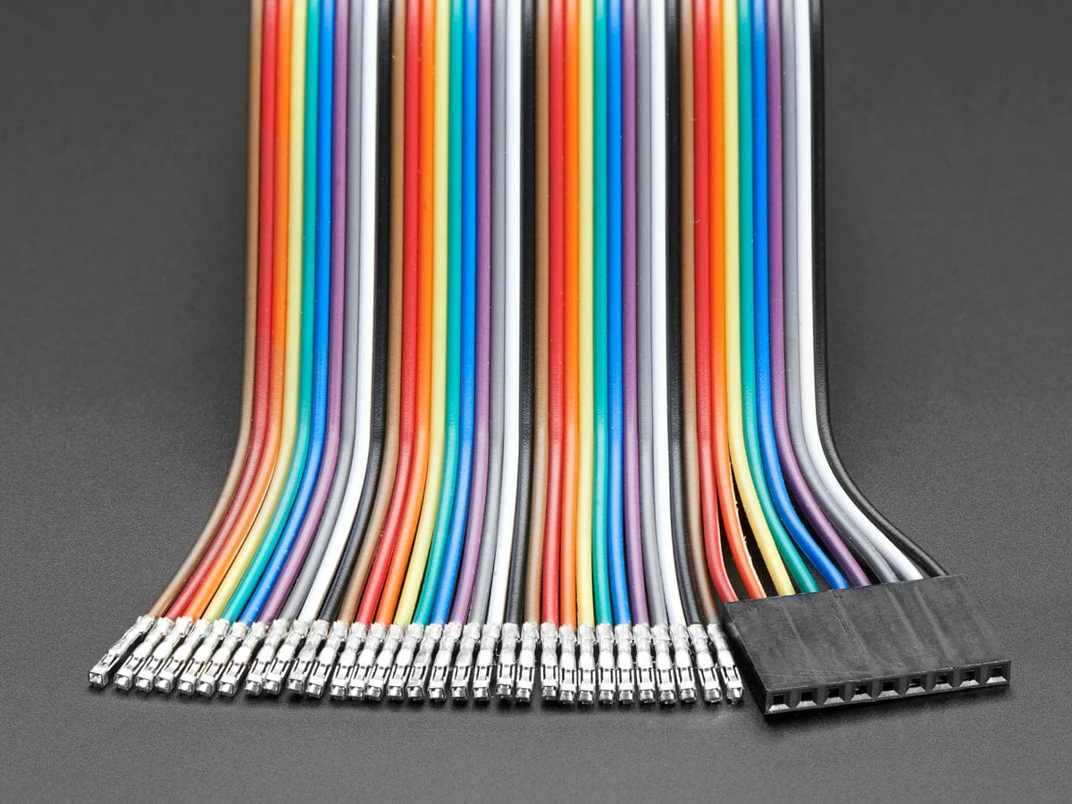 Premium Female/Female Raw Custom Jumper Wires - 40 x 6" (150mm) - Image 3