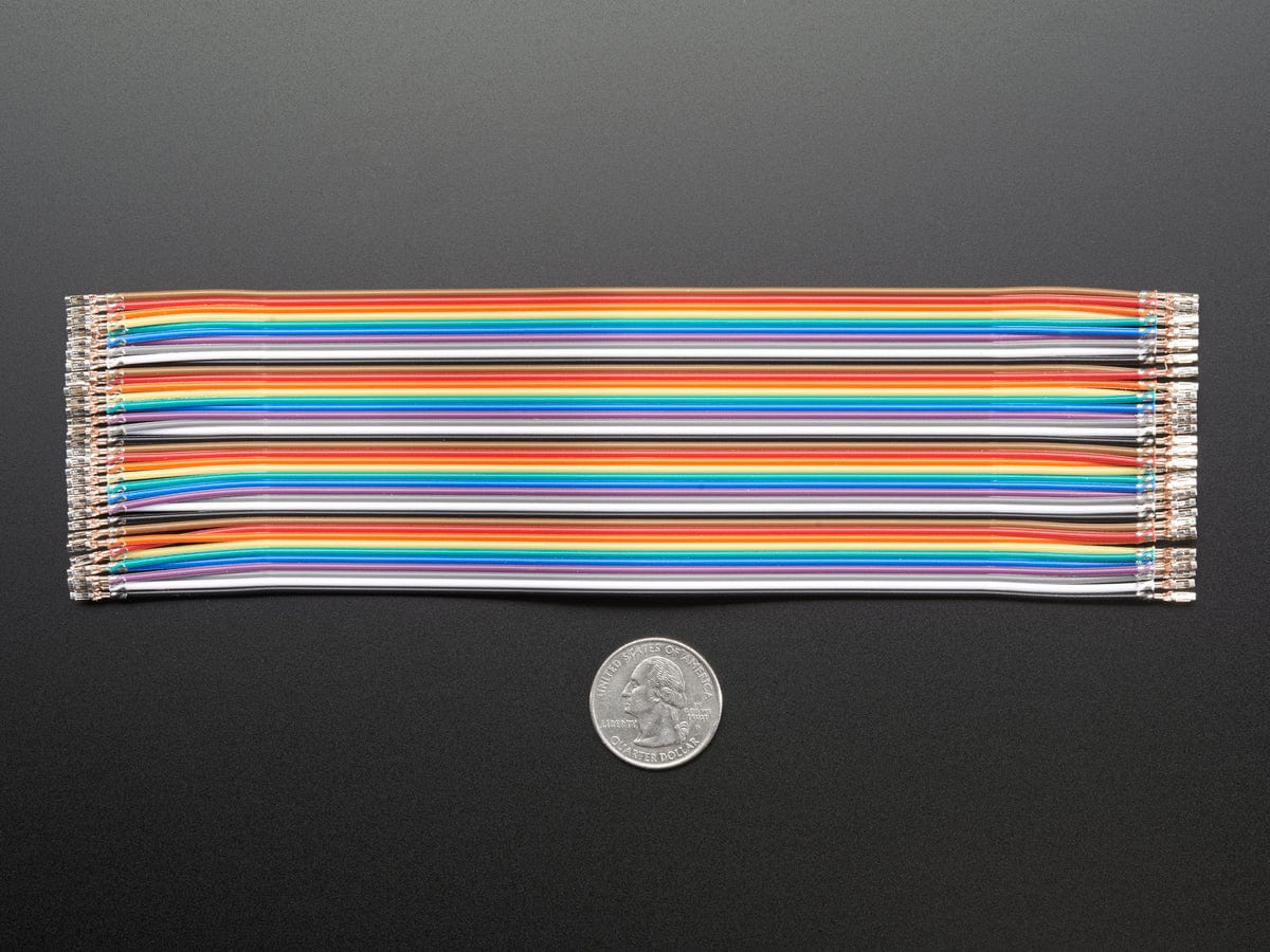 Premium Female/Female Raw Custom Jumper Wires - 40 x 6" (150mm) - Image 4
